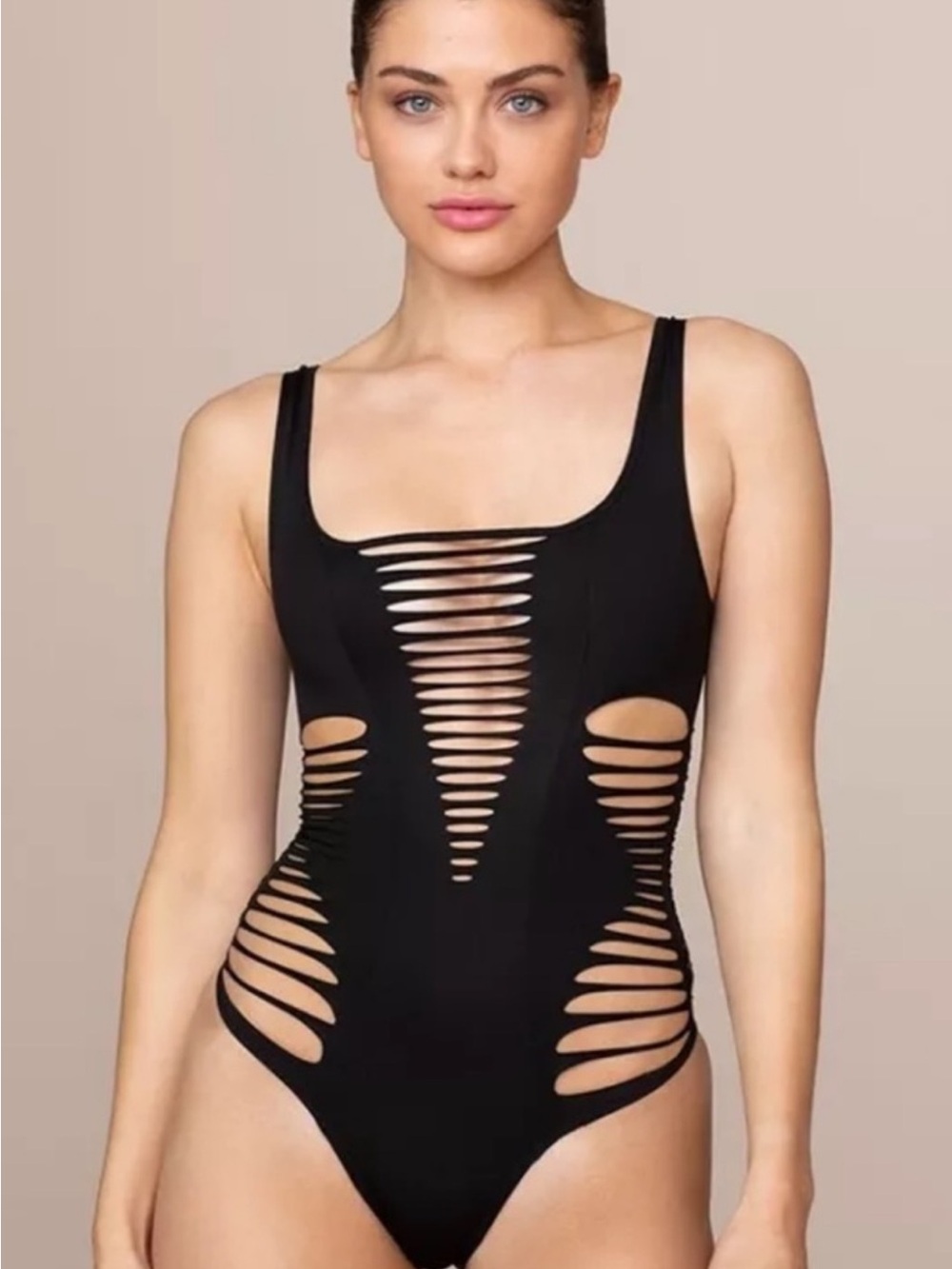 Agent Provocateur Dakota Laser-Cut One-Piece Swimsuit
